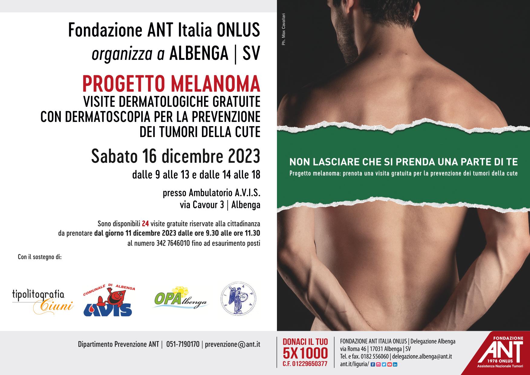 Sabato InForma: ANT Albenga, una realtà importantissima e da supportare